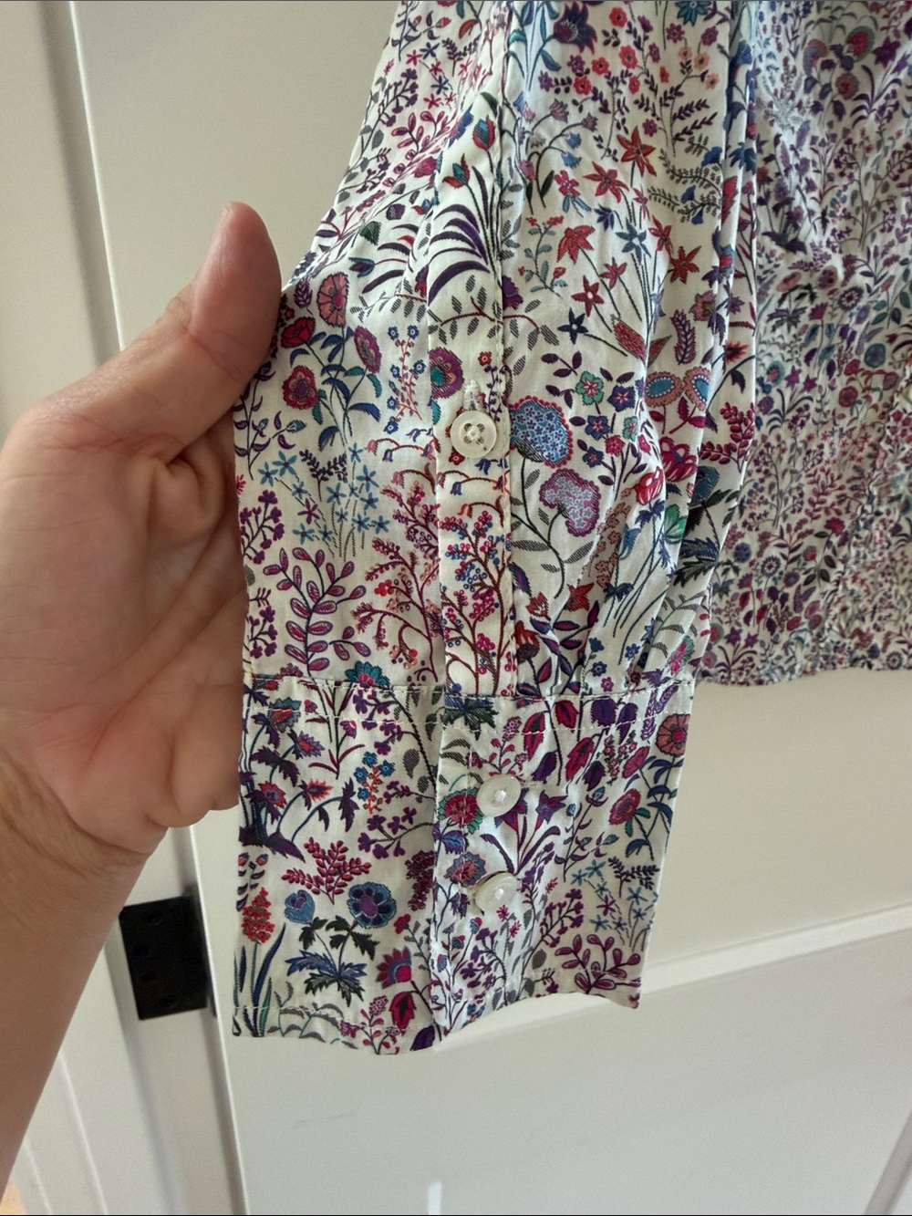 J. Crew Floral Button-Down Shirt - Picture 3 of 5